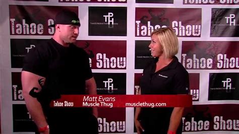 muscle thug|Muscle Thug's Matt Evans at Tahoe Show 2014 .